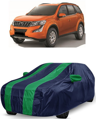 ANTOFY Car Cover For Mahindra XUV500 W9 Diesel (With Mirror Pockets)(Green, Blue)