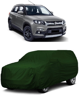 ANTOFY Car Cover For Maruti Suzuki Grand Vitara LDi Option (With Mirror Pockets)(Green)