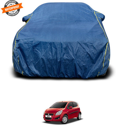 CODOKI Car Cover For Maruti Suzuki Ritz (With Mirror Pockets)(Blue)