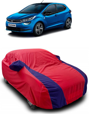 ANTOFY Car Cover For Tata Altroz XM Diesel (With Mirror Pockets)(Red, Blue)