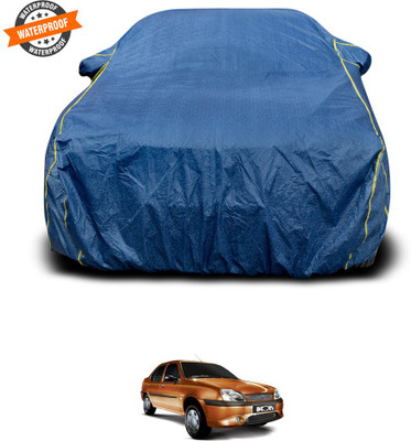 PAGORA Car Cover For Ford Ikon (With Mirror Pockets)(Blue)