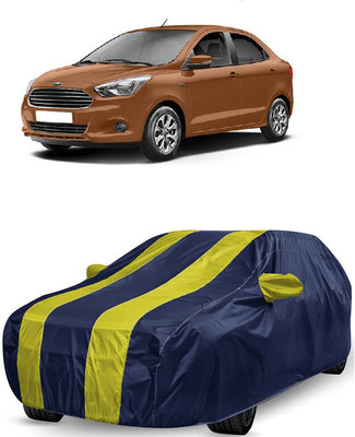 ANTOFY Car Cover For Ford Figo Aspire 1.5 TDCi Titanium (With Mirror Pockets)(Yellow, Blue)