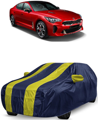 ANTOFY Car Cover For Kia Stinger GT (With Mirror Pockets)(Yellow, Blue)