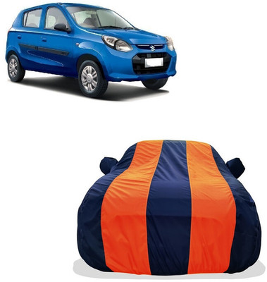 Tricway Car Cover For Maruti Suzuki Alto 800 LX (With Mirror Pockets)(Orange)