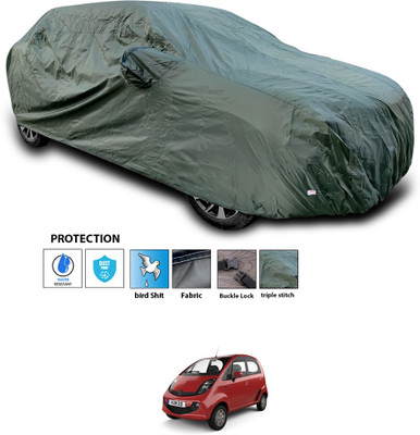 CODOKI Car Cover For Tata Nano Genx (With Mirror Pockets)(Green)