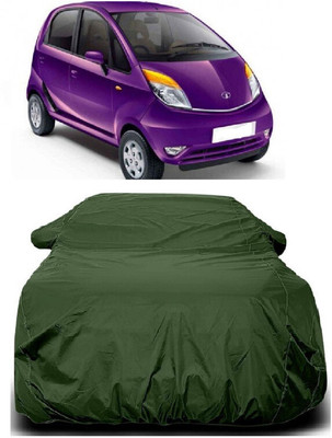 Autoprime Car Cover For Tata Nano LX (With Mirror Pockets)(Green)