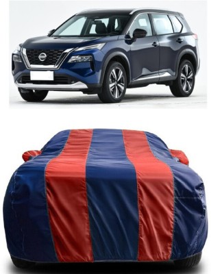 SUGASHRI Car Cover For Nissan X Trail Rogue (With Mirror Pockets)(Red, Blue)