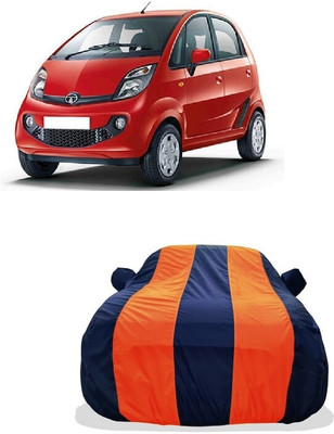 Tricway Car Cover For Tata Nano XT (With Mirror Pockets)(Orange)