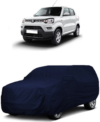 ANTOFY Car Cover For Maruti Suzuki S-Presso Std (With Mirror Pockets)(Blue)