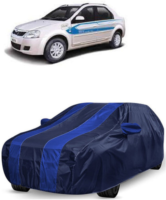 ANTOFY Car Cover For Mahindra E Verito D2 (With Mirror Pockets)(Blue, Blue)
