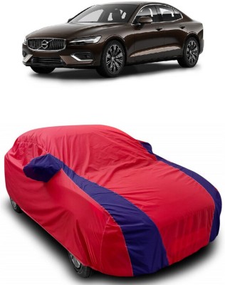 ANTOFY Car Cover For Volvo S60 (With Mirror Pockets)(Red, Blue)