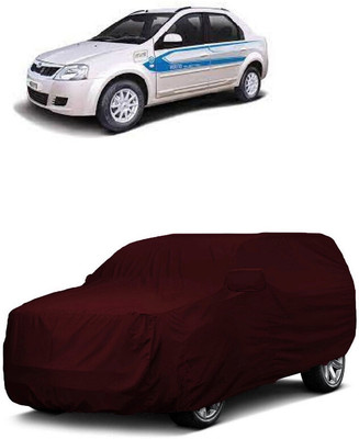 ANTOFY Car Cover For Mahindra E Verito D2 (With Mirror Pockets)(Maroon)