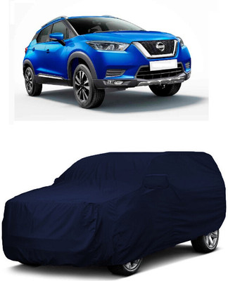 ANTOFY Car Cover For Nissan Kicks XL 1.5 D (With Mirror Pockets)(Blue)