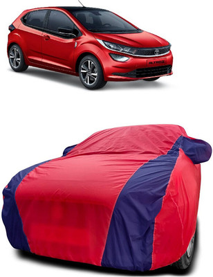 Autoprime Car Cover For Tata Altroz (With Mirror Pockets)(Red, Blue)