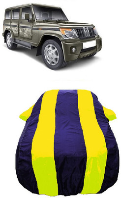 Wegather Car Cover For Mahindra Bolero ZLX (With Mirror Pockets)(Yellow)