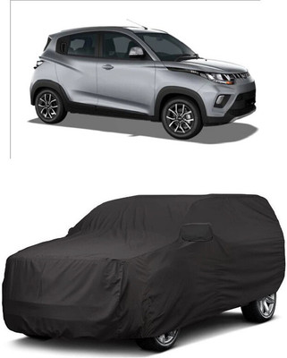 ANTOFY Car Cover For Mahindra KUV100 mFALCON G80 K6 (With Mirror Pockets)(Grey)
