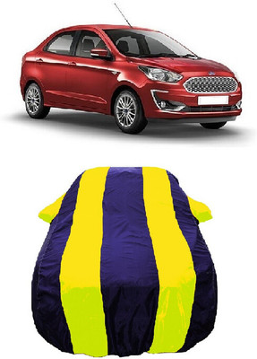 Wegather Car Cover For Ford Aspire (With Mirror Pockets)(Yellow)