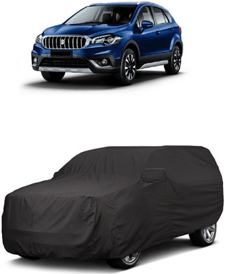 ANTOFY Car Cover For Maruti Suzuki S-Cross Sigma DDiS 200 SH Diesel (With Mirror Pockets)(Grey)
