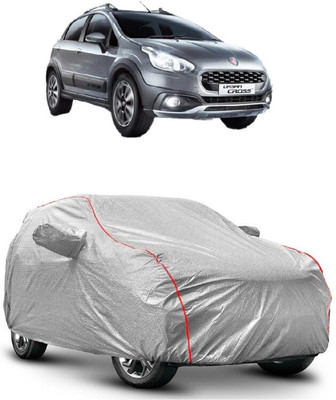 Autoprime Car Cover For Fiat Avventura Power Up 1.3 Dynamic Diesel (With Mirror Pockets)(Silver)