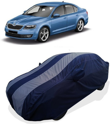 Coxtor Car Cover For Skoda Octavia 2.0 TDI AT Style Diesel (With Mirror Pockets)(Grey)