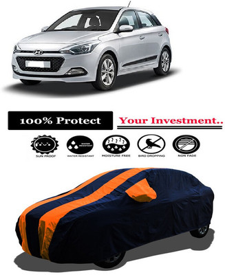 Amexride Car Cover For Hyundai i20 Sportz CRDI (With Mirror Pockets)(Orange)