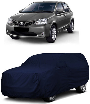 ANTOFY Car Cover For Toyota Etios Liva VXD Limited Edition Diesel (With Mirror Pockets)(Blue)