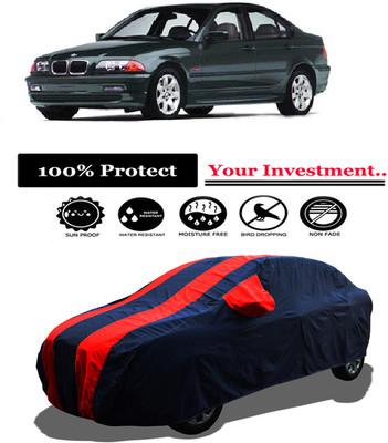 Amexride Car Cover For BMW 3 Series 323i (With Mirror Pockets)(Red)