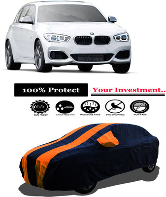 Amexride Car Cover For BMW 1 Series 118d Prestige diesel (With Mirror Pockets)(Orange)