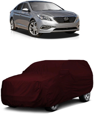 ANTOFY Car Cover For Hyundai Sonata LF Premium (With Mirror Pockets)(Maroon)