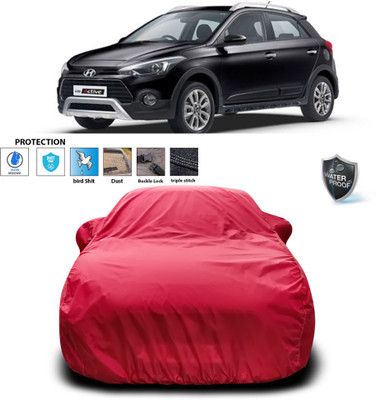 PAGORA Car Cover For Hyundai i20 Active (With Mirror Pockets)(Maroon)