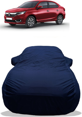Wegather Car Cover For Honda Amaze VX CVT Petrol (With Mirror Pockets)(Blue)