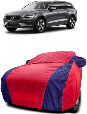 DIGGU Car Cover For Volvo V60 Cross Country (With Mirror Pockets)(Red, Blue)