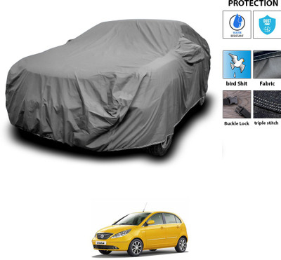 PAGORA Car Cover For Tata Indica Vista (With Mirror Pockets)(Grey)