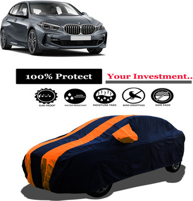 Amexride Car Cover For BMW 1 Series (With Mirror Pockets)(Orange)