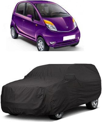 ANTOFY Car Cover For Tata Nano LX (With Mirror Pockets)(Grey)