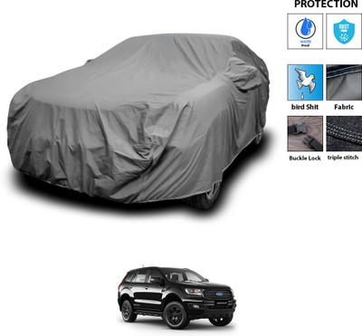 PAGORA Car Cover For Ford Endeavour (With Mirror Pockets)(Grey)