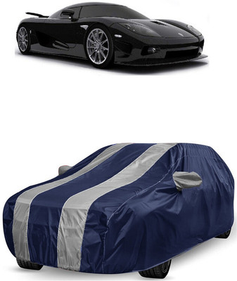 ANTOFY Car Cover For Koenigsegg CCR 4.6L V8 (With Mirror Pockets)(White, Blue)