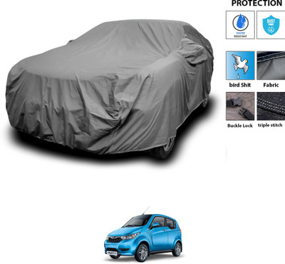 CODOKI Car Cover For Mahindra e2o (With Mirror Pockets)(Grey)