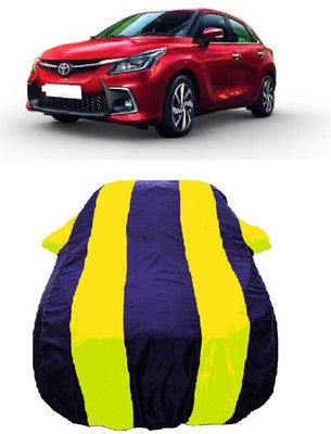 Wegather Car Cover For Toyota Glanza V Petrol (With Mirror Pockets)(Yellow)