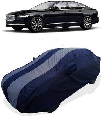 Coxtor Car Cover For Volvo S90 (With Mirror Pockets)(Grey)