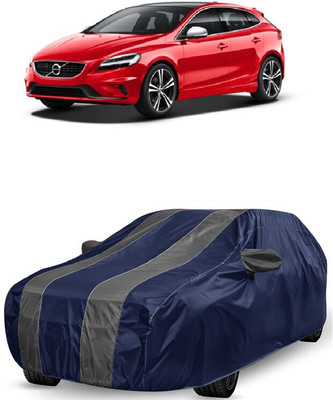 ANTOFY Car Cover For Volvo V40 D3 R-Design (With Mirror Pockets)(Grey, Blue)