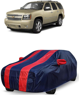ANTOFY Car Cover For Chevrolet Tahoe 5.7L V8 (With Mirror Pockets)(Red, Blue)
