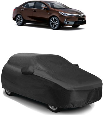 SUGASHRI Car Cover For Toyota Corolla 1.8L (With Mirror Pockets)(Grey)