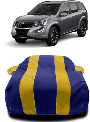 Autoprime Car Cover For Mahindra XUV500 W7 Diesel (With Mirror Pockets)(Yellow, Blue)