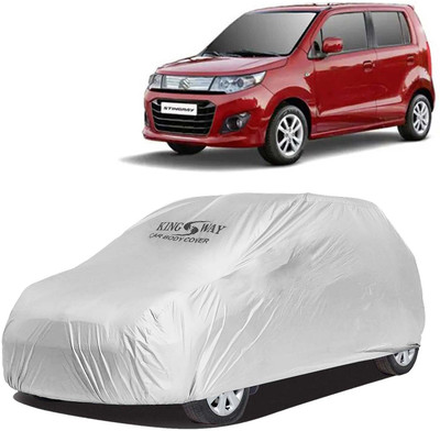 Kingsway Car Cover For Maruti Suzuki WagonR Stingray (Without Mirror Pockets)(Silver, For 2014, 2015, 2016, 2017, 2018 Models)