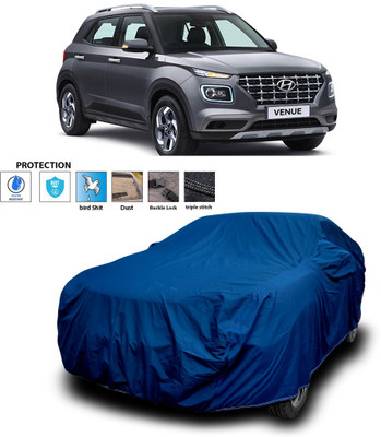 PAGORA Car Cover For Hyundai Venue (With Mirror Pockets)(Blue)