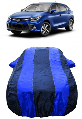 Wegather Car Cover For Toyota Glanza G Petrol (With Mirror Pockets)(Blue)