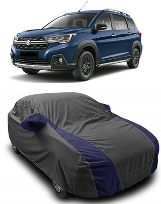 ANTOFY Car Cover For Maruti Suzuki XL6 (With Mirror Pockets)(Grey, Blue)