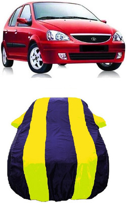 Wegather Car Cover For Tata Indica V2 (With Mirror Pockets)(Yellow)