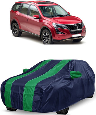 ANTOFY Car Cover For Mahindra XUV500 W5 Diesel (With Mirror Pockets)(Green, Blue)